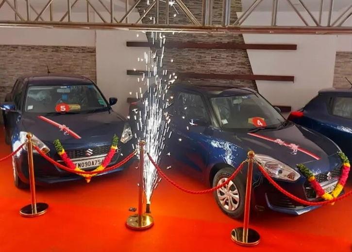 Chennai Businessman Gifts Cars, Bikes To Staff For Diwali