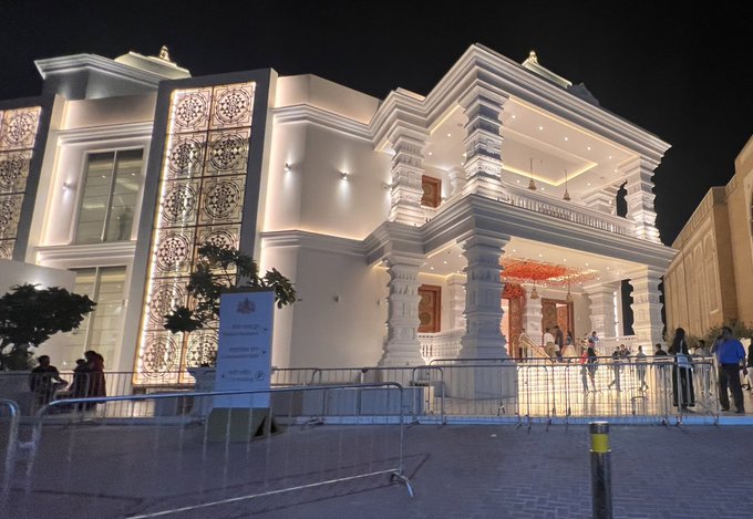 Pictures Of Dubai’s Majestic Hindu Temple Released As It Opens Doors For Public On Dusshera